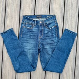 Judy Blue Junior Size 7/25 Skinny Relaxed Fit High Rise Jeans